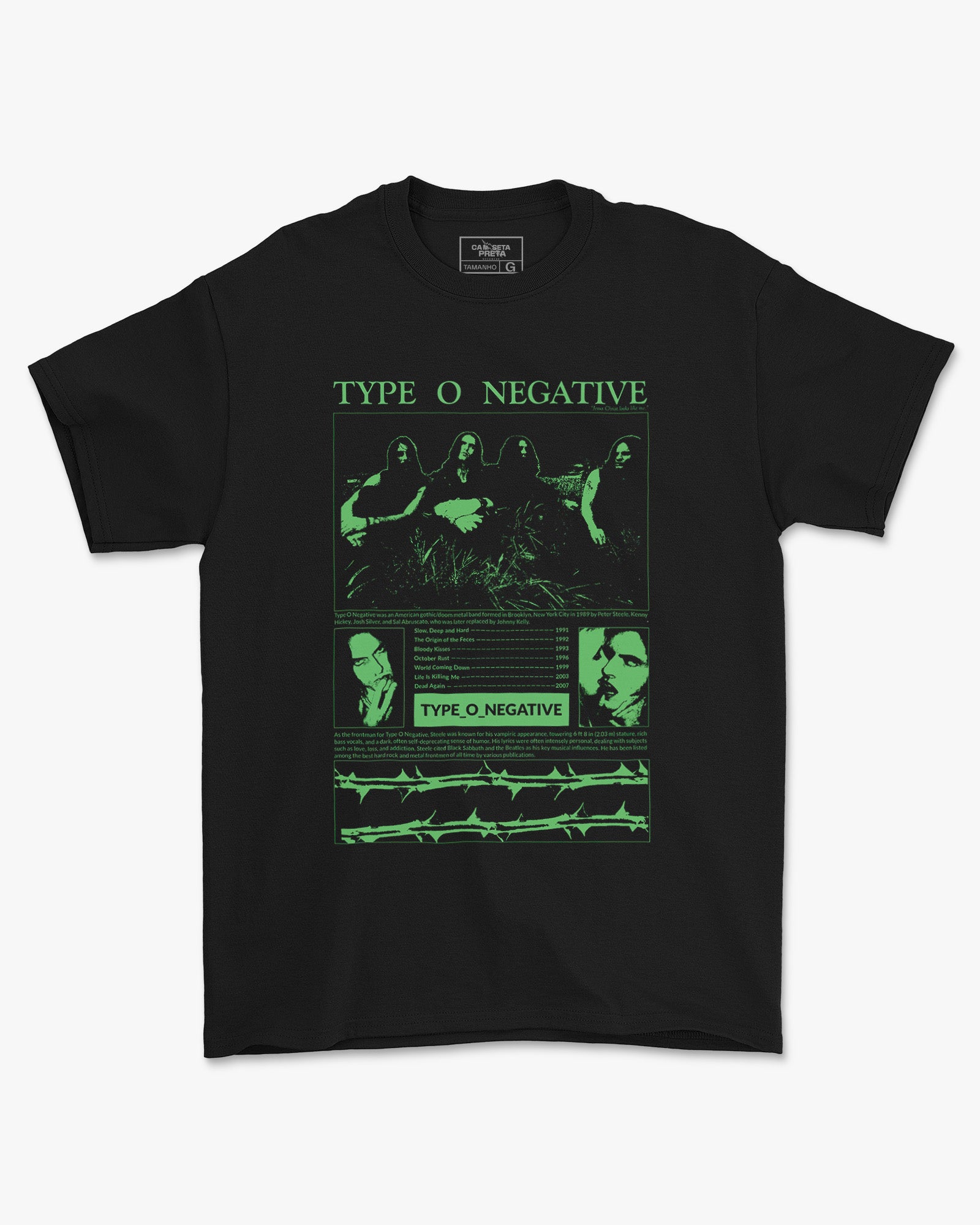 Camiseta Type O Negative Jesus Christ Looks Like Me