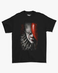 Camiseta Preta Pennywise Behind the Red Balloon