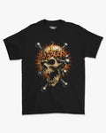 Camiseta Preta Skull Inferno Underground Metal