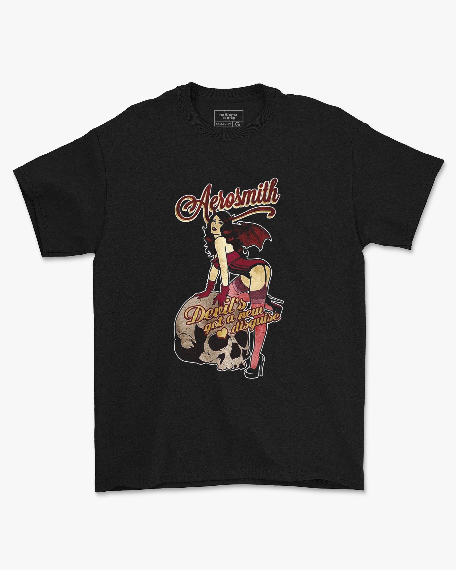 Camiseta Clássica Aerosmith Devils