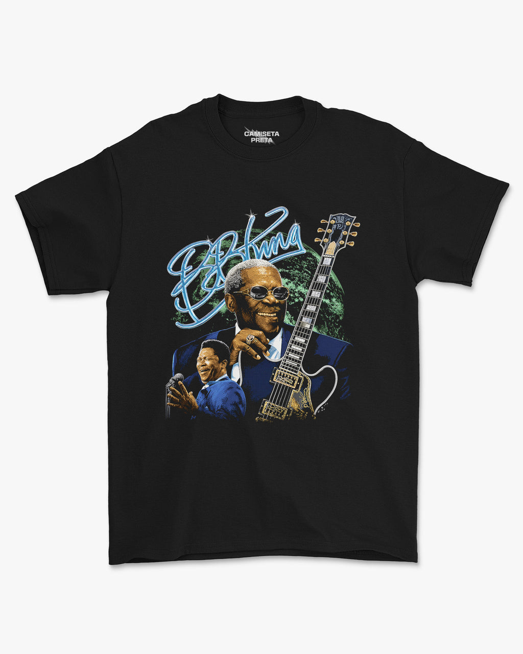Camiseta Preta B.B. King The Thrill of Blues
