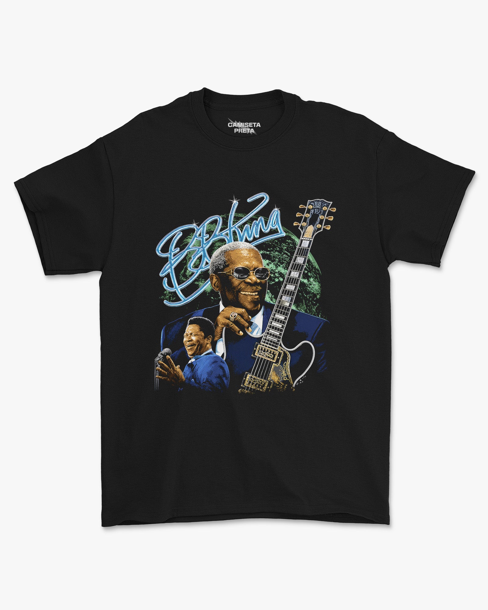 Camiseta Preta B.B. King The Thrill of Blues