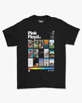 Camiseta Preta Pink Floyd Discografia