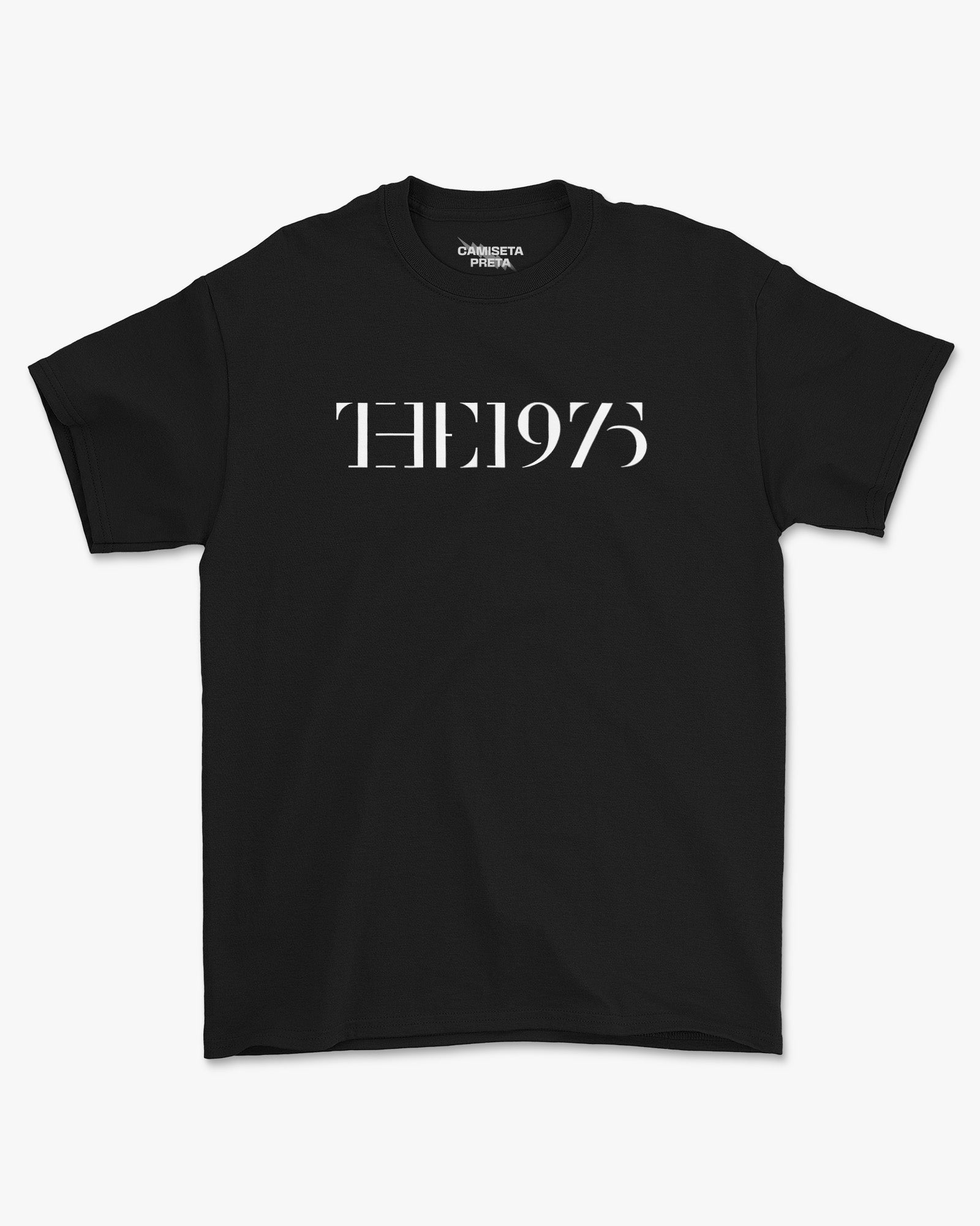 Camiseta Preta The 1975 Signature Logo