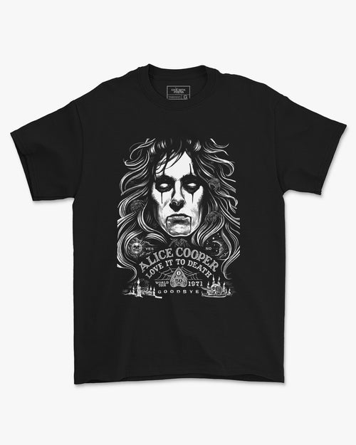 Camiseta Alice Cooper Love It to Death Rock Clássico