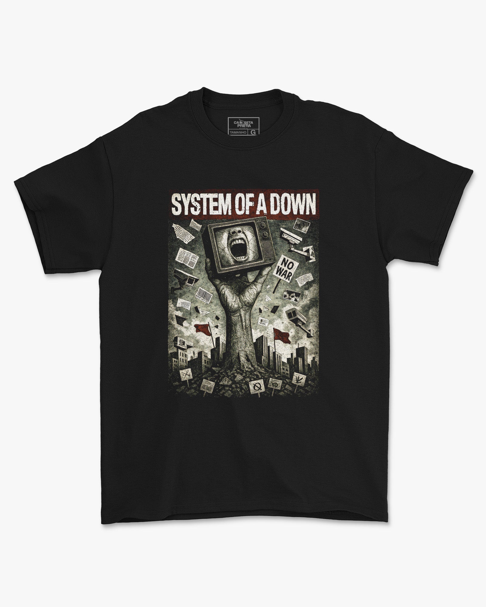 Camiseta System of a Down No War Television