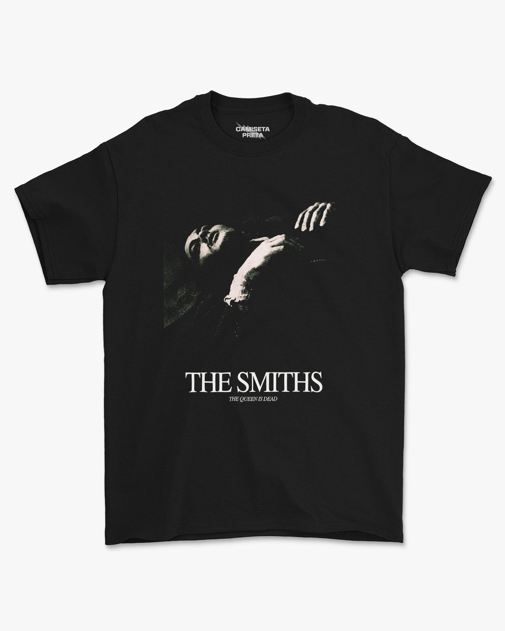 Camiseta Preta The Smiths The Queen Is Dead