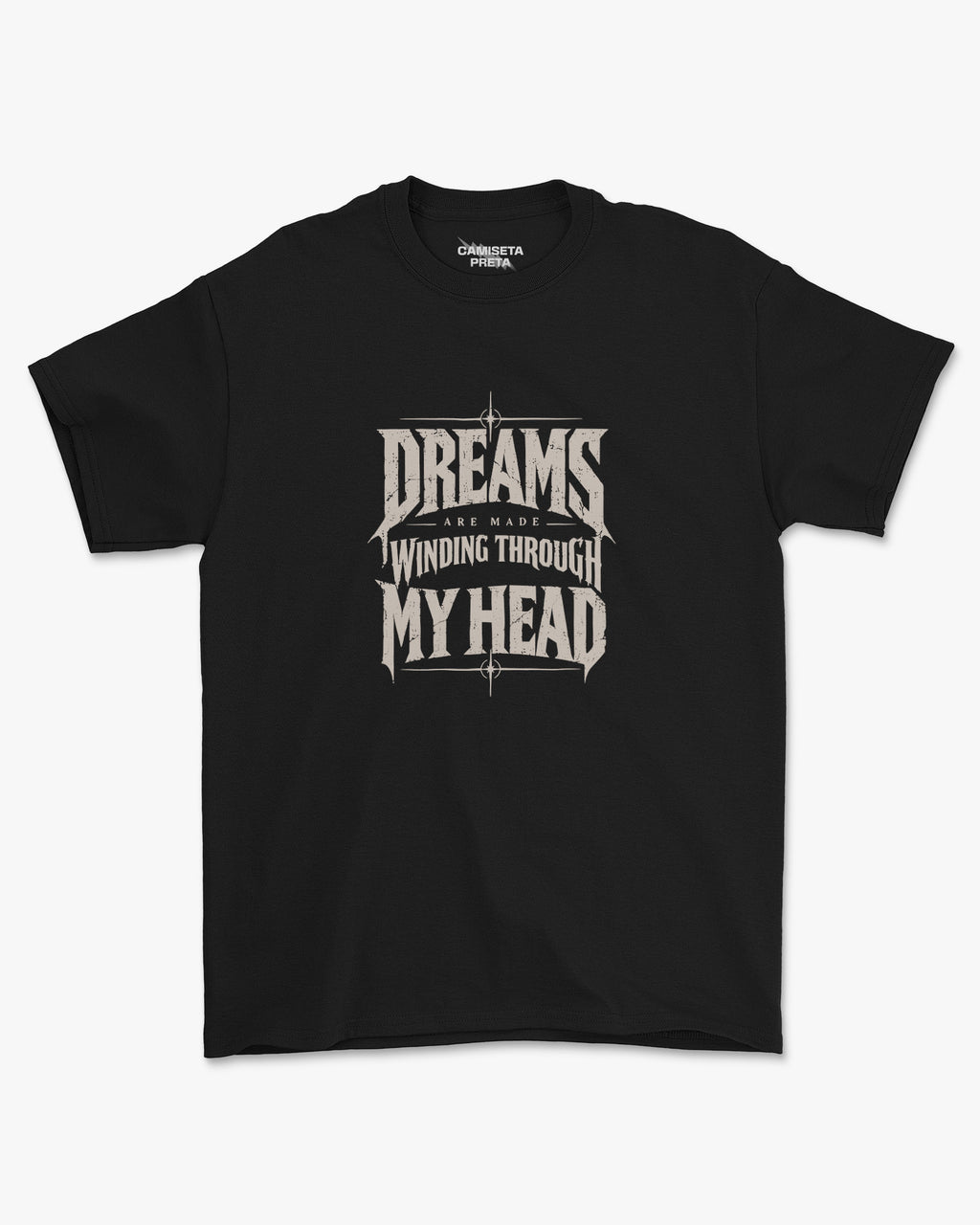 Camiseta Preta Dreams Inside My Head