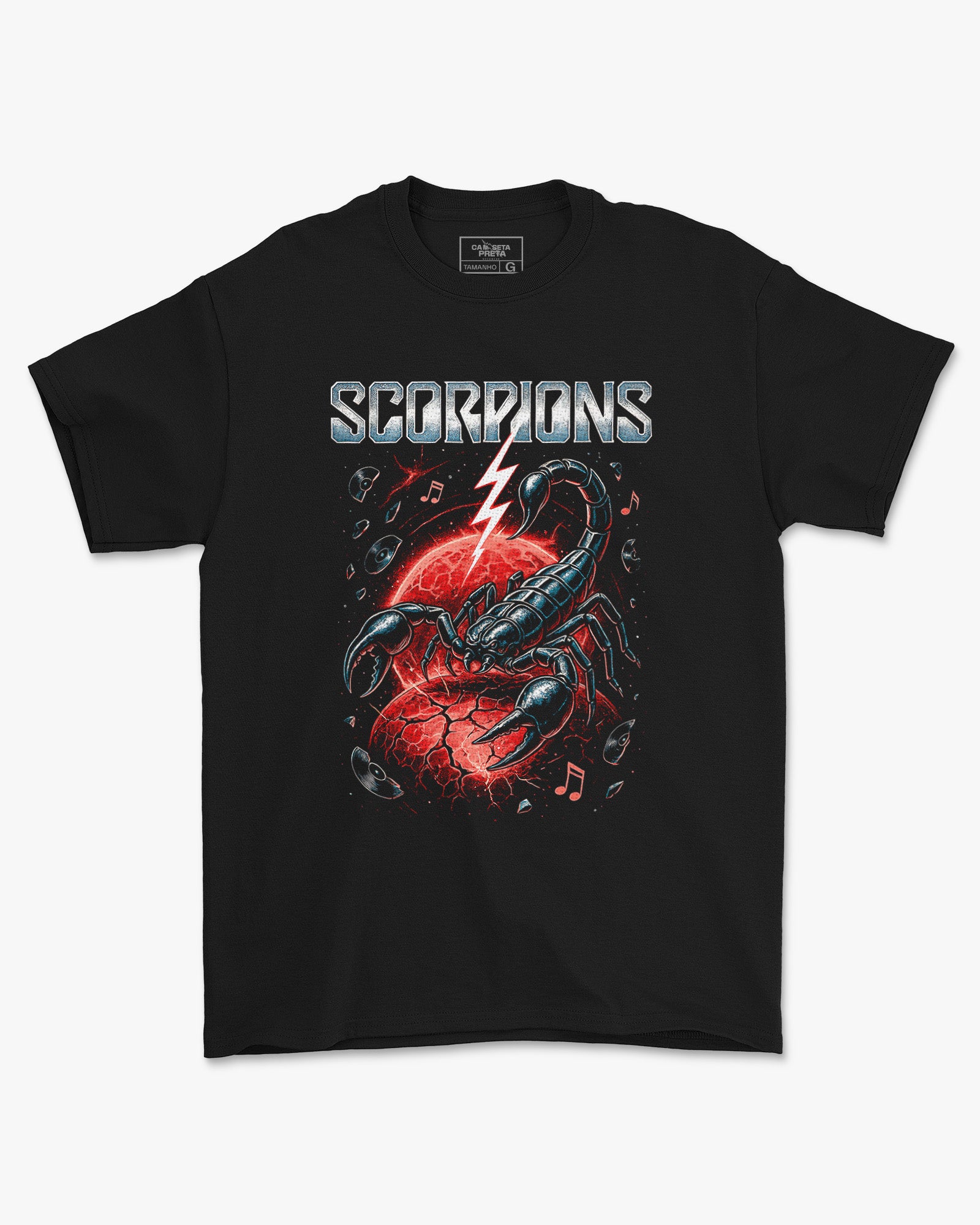 Camiseta Alternativa Scorpions Disco