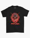 Camiseta Preta The Monkey Arte Horror Estilo Sombrio Unissex