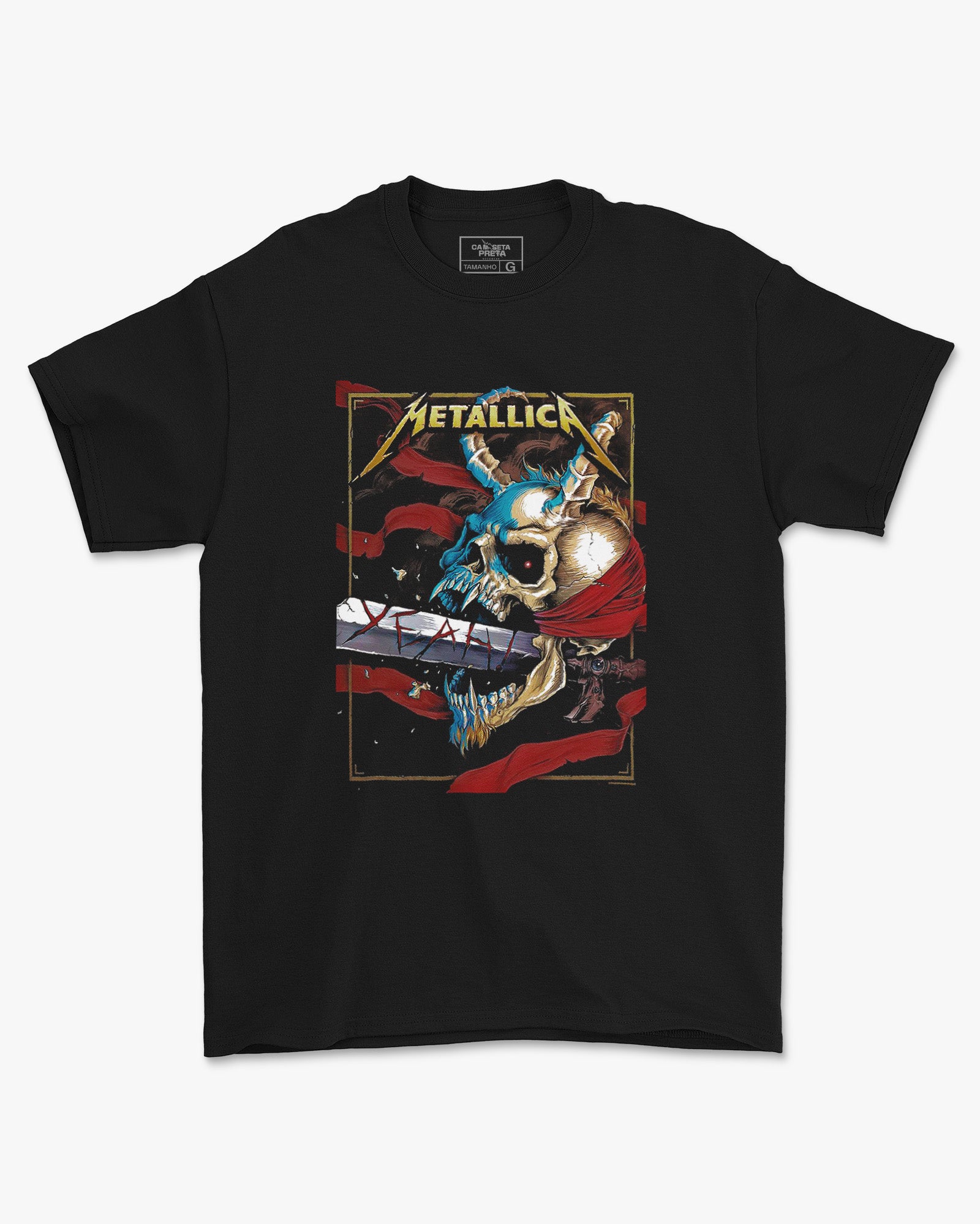 Camiseta Rock Metallica Yeah Estampa