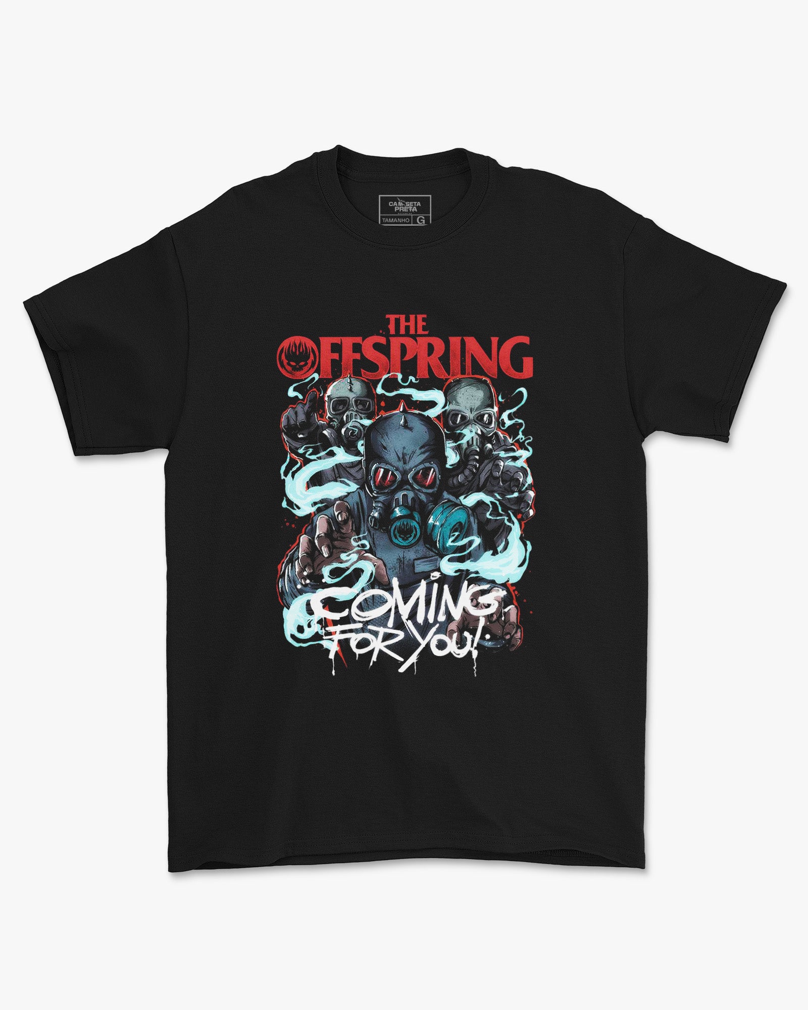 Camiseta Preta The Offspring Coming for You
