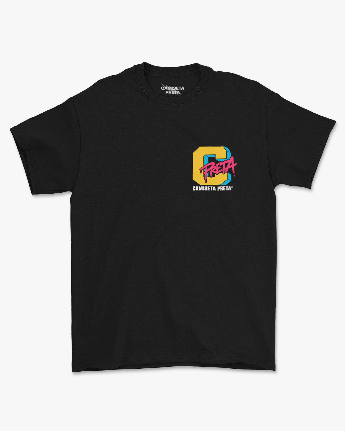 Camiseta Preta CP Miami Retro Style