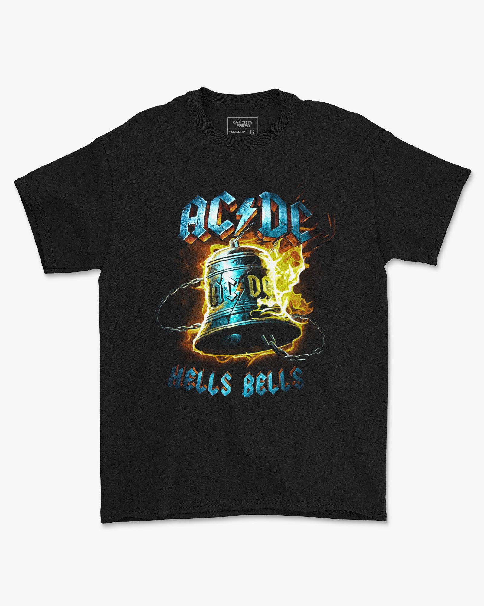 Camiseta Clássica AC/DC Hells Bells