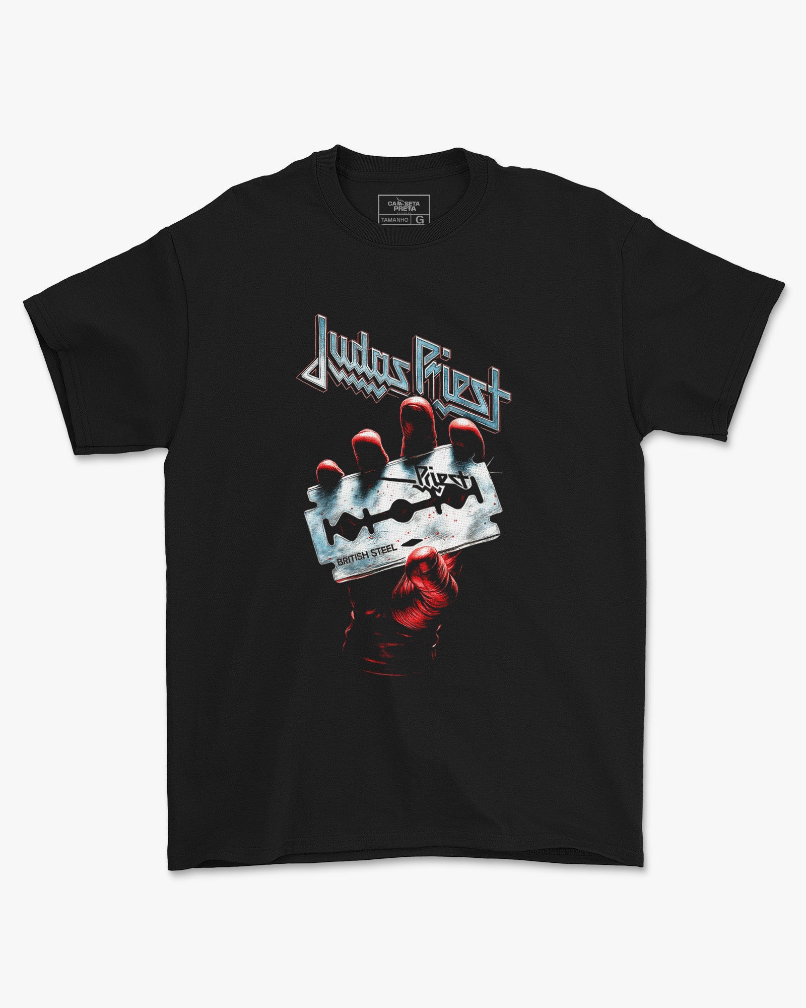 Camiseta Heavy Metal Judas Priest British Steel