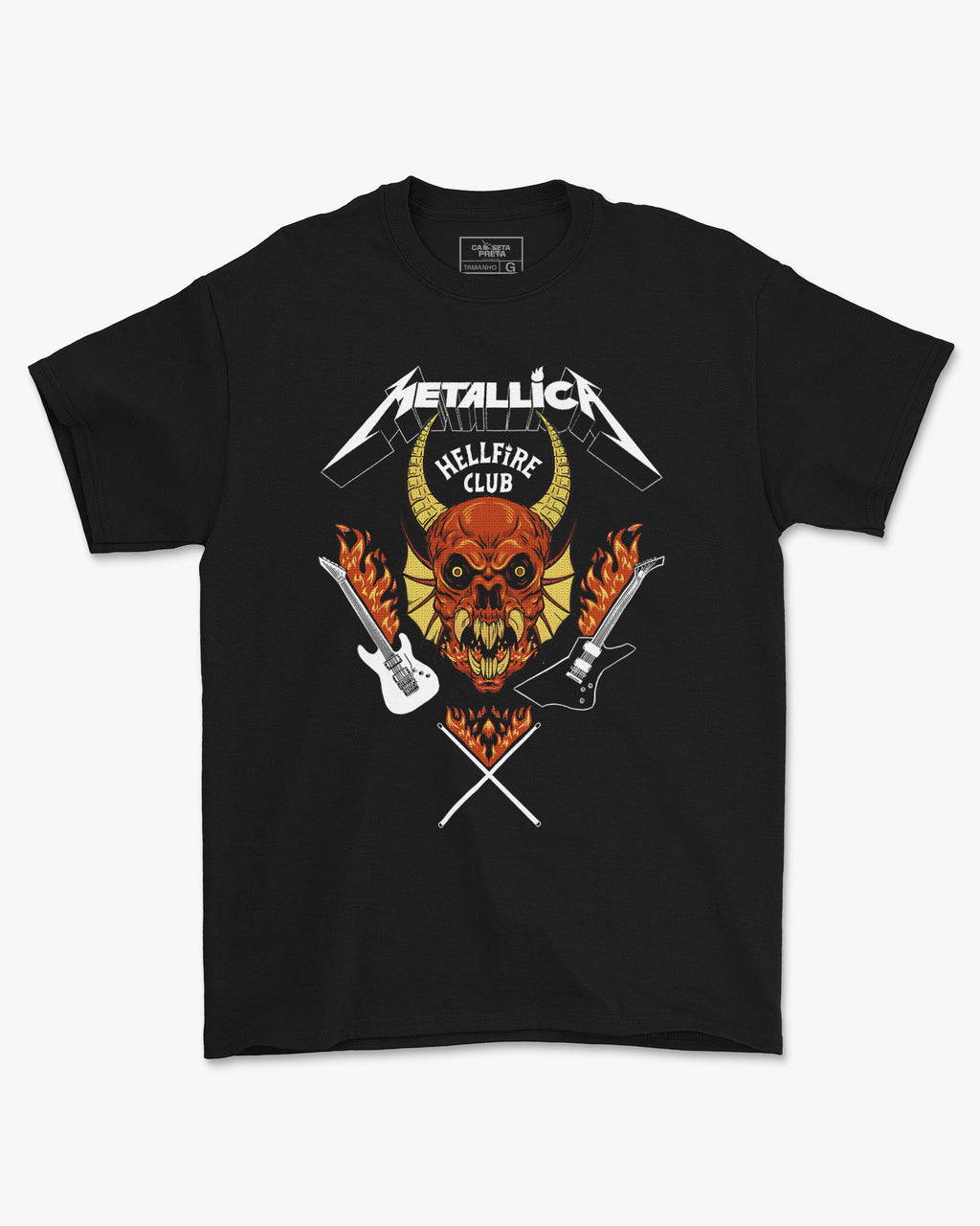 Camiseta Metallica Hellfire Club