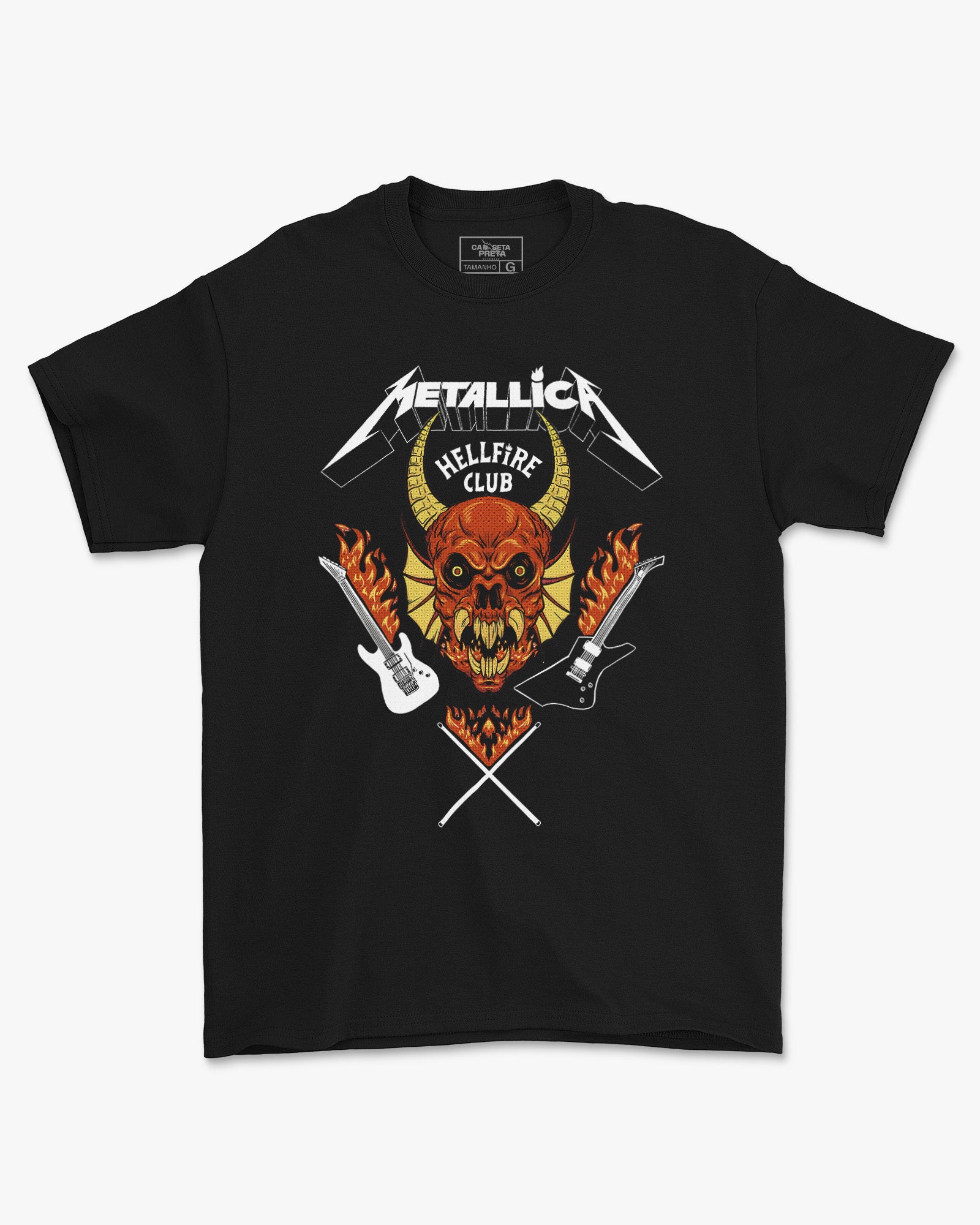 Camiseta Metallica Hellfire Club