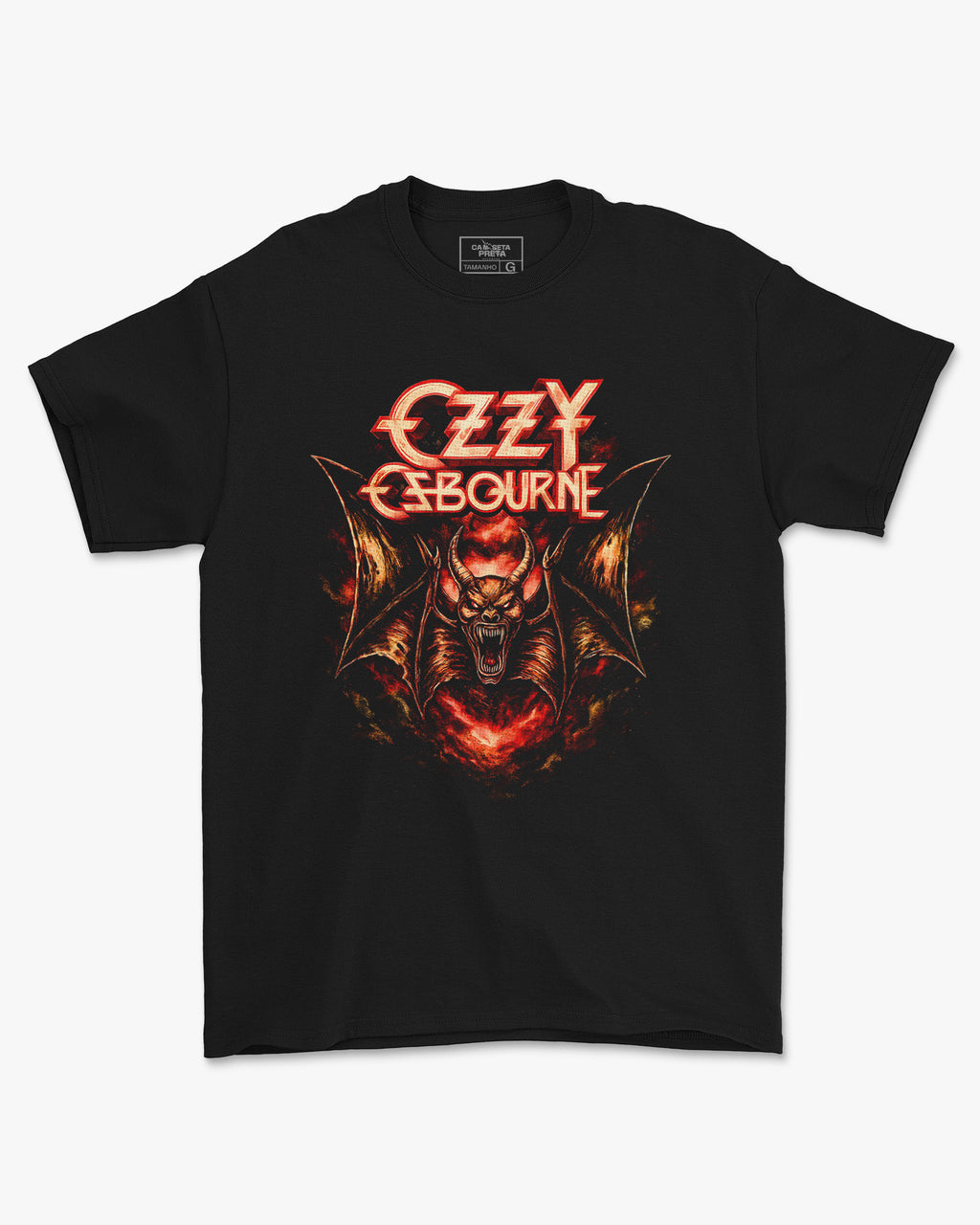 Camiseta Alternativa Ozzy Osbourne Morcego