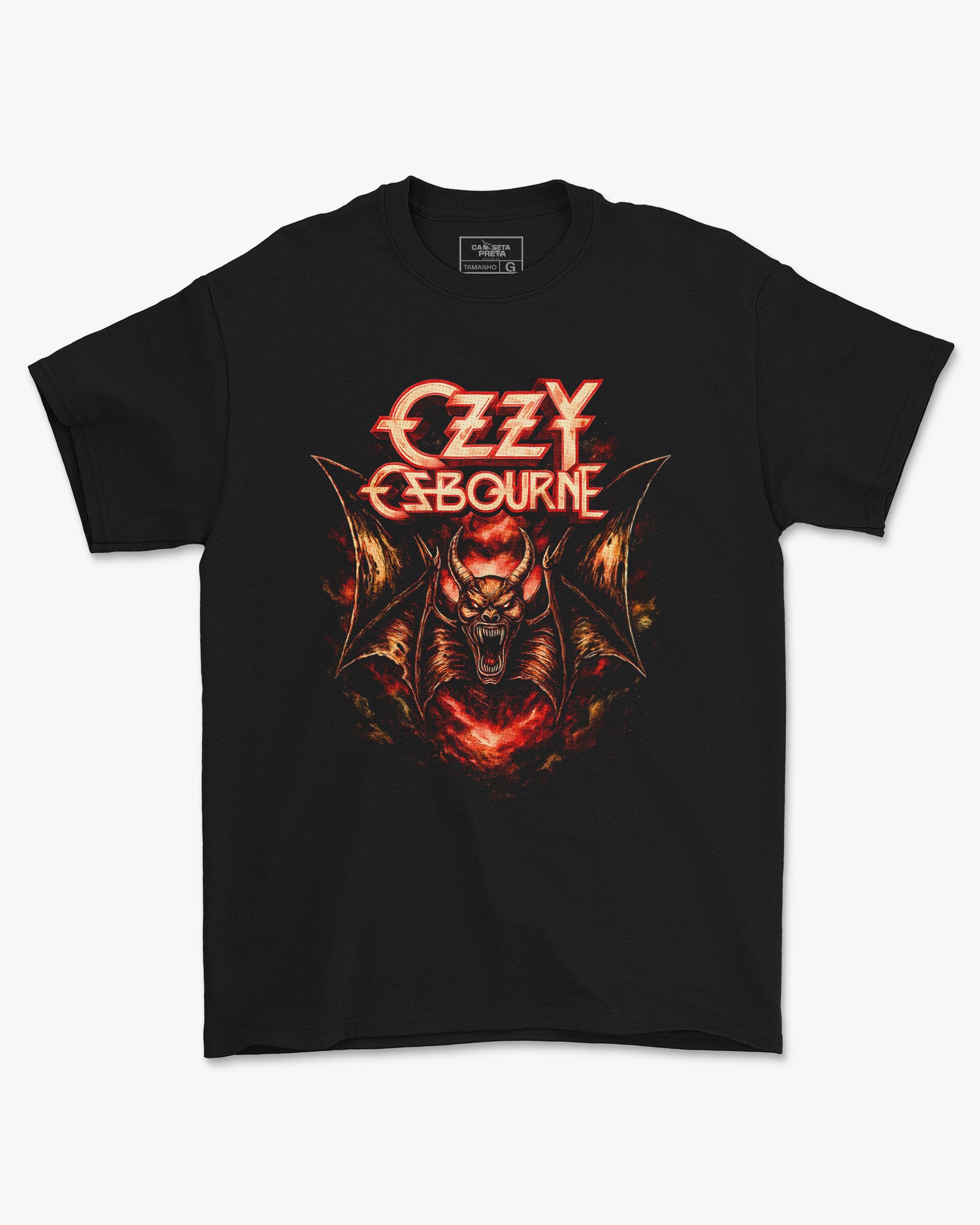 Camiseta Alternativa Ozzy Osbourne Morcego