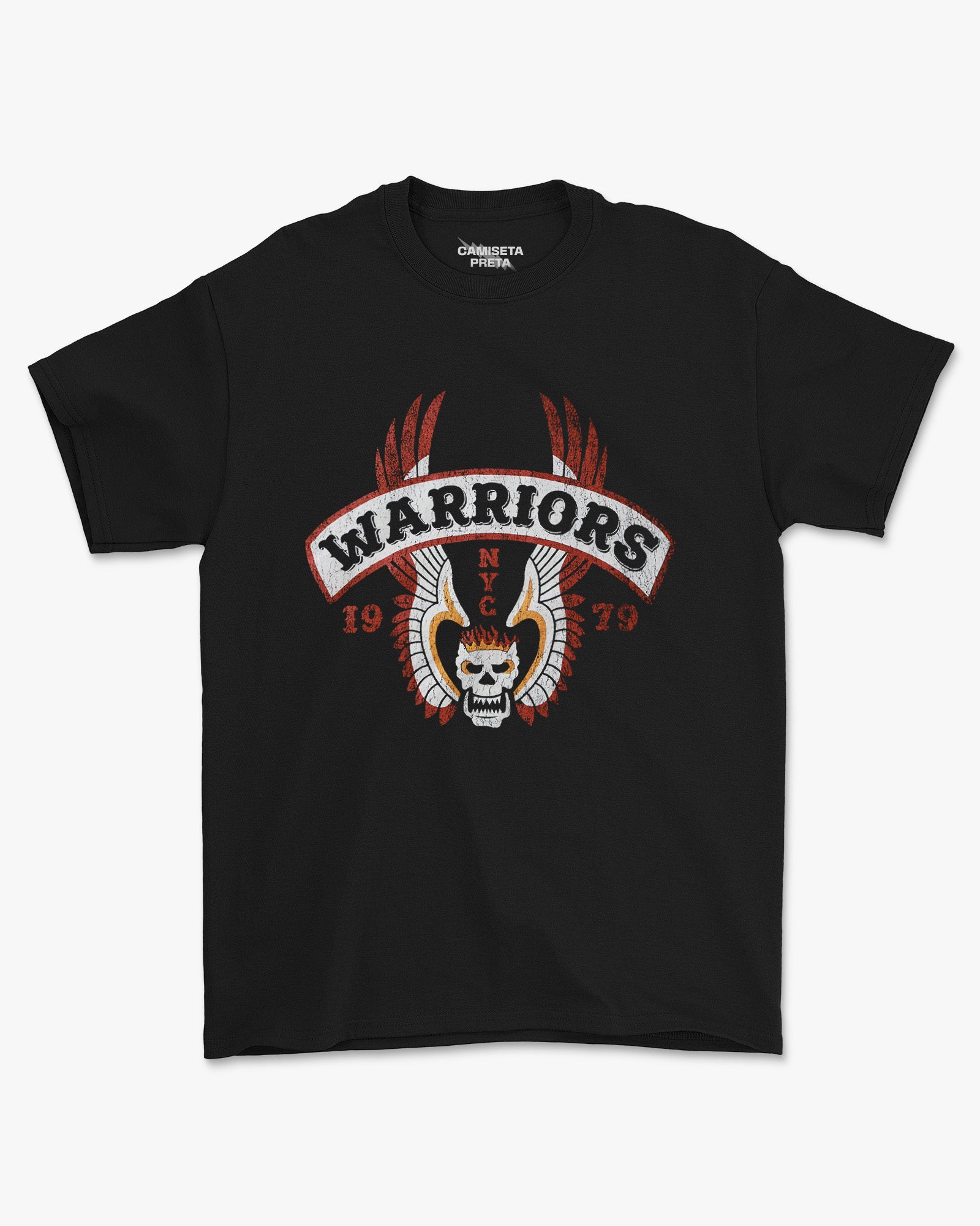 Camiseta Preta The Warriors Gangues de Nova York