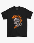 Camiseta Punk Moicano Skull