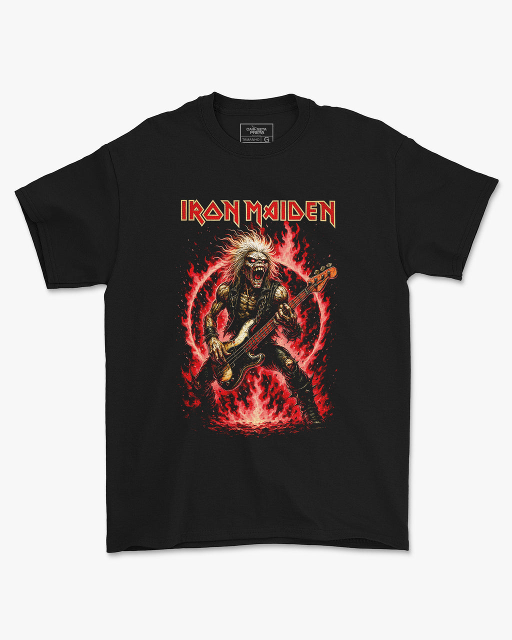 Camiseta Heavy Metal Iron Maiden Eddie