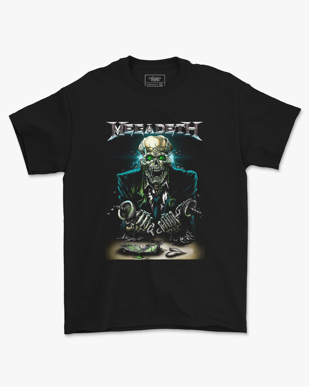 Camiseta Megadeth Disturb Thrash Metal