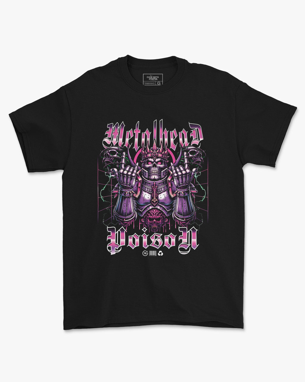 Camiseta Metalhead Poison Dark Edition