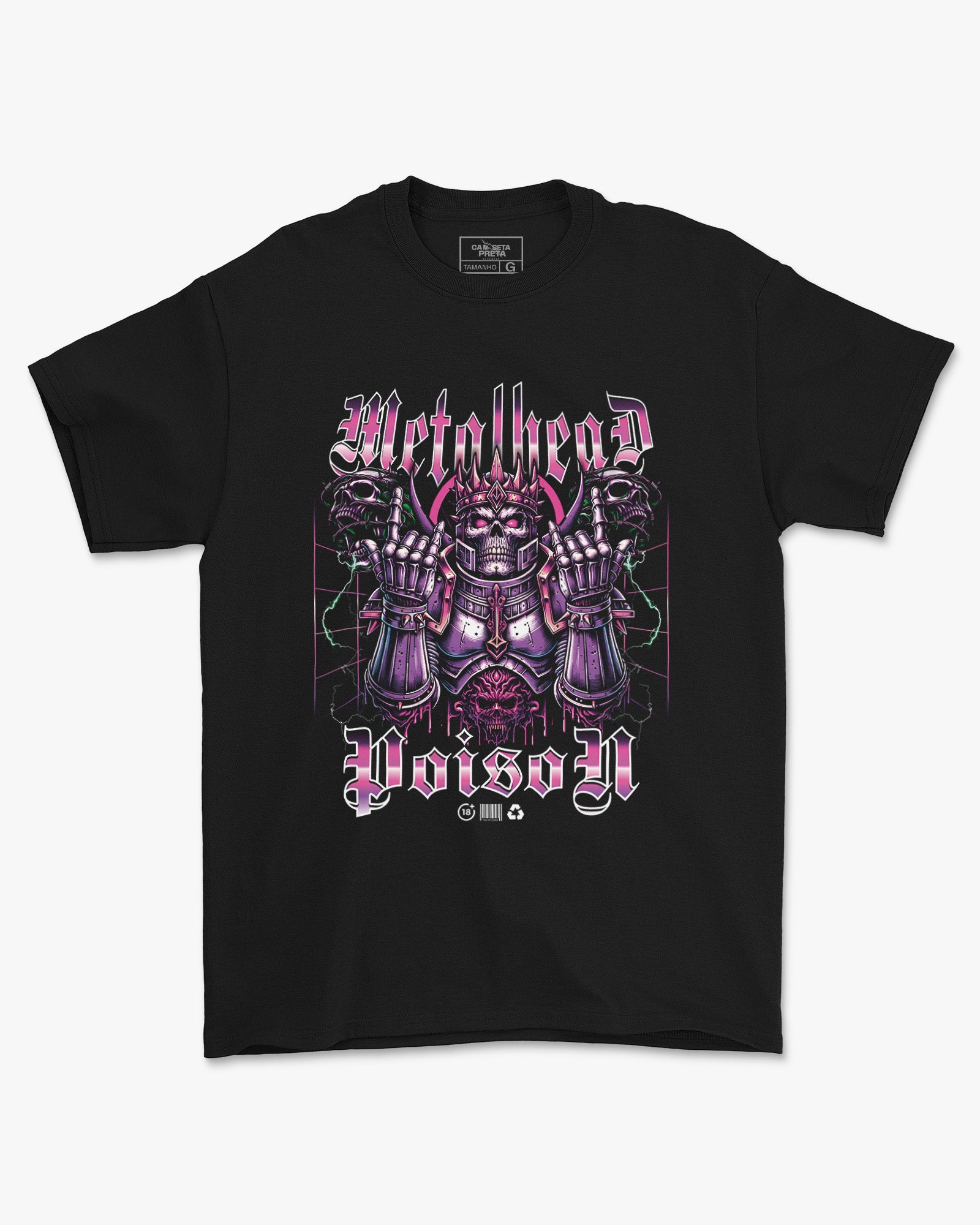 Camiseta Metalhead Poison Dark Edition