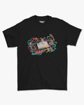 Camiseta Preta VHS Horror Monster Television