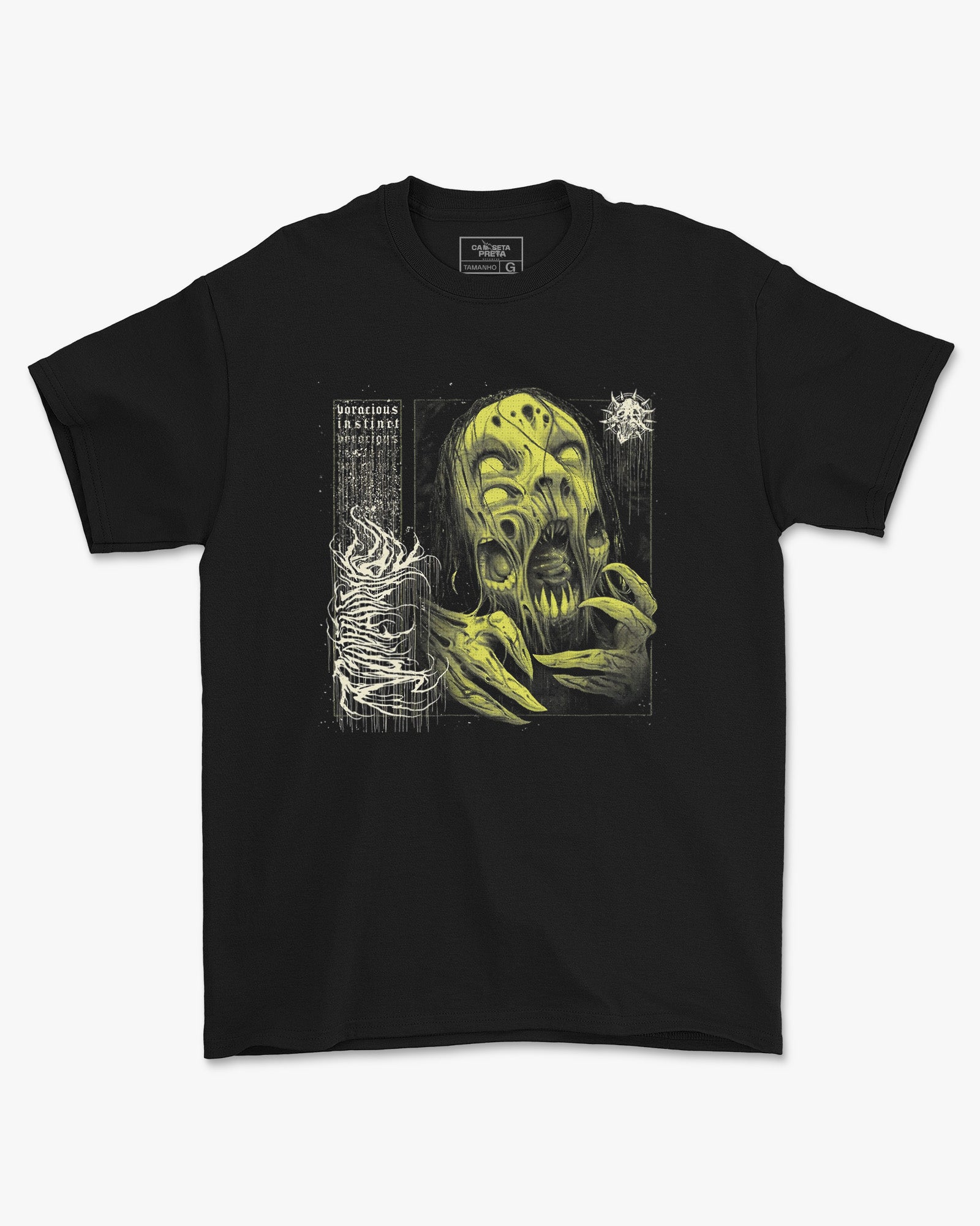 Camiseta Death Awaits Voracious Instinct