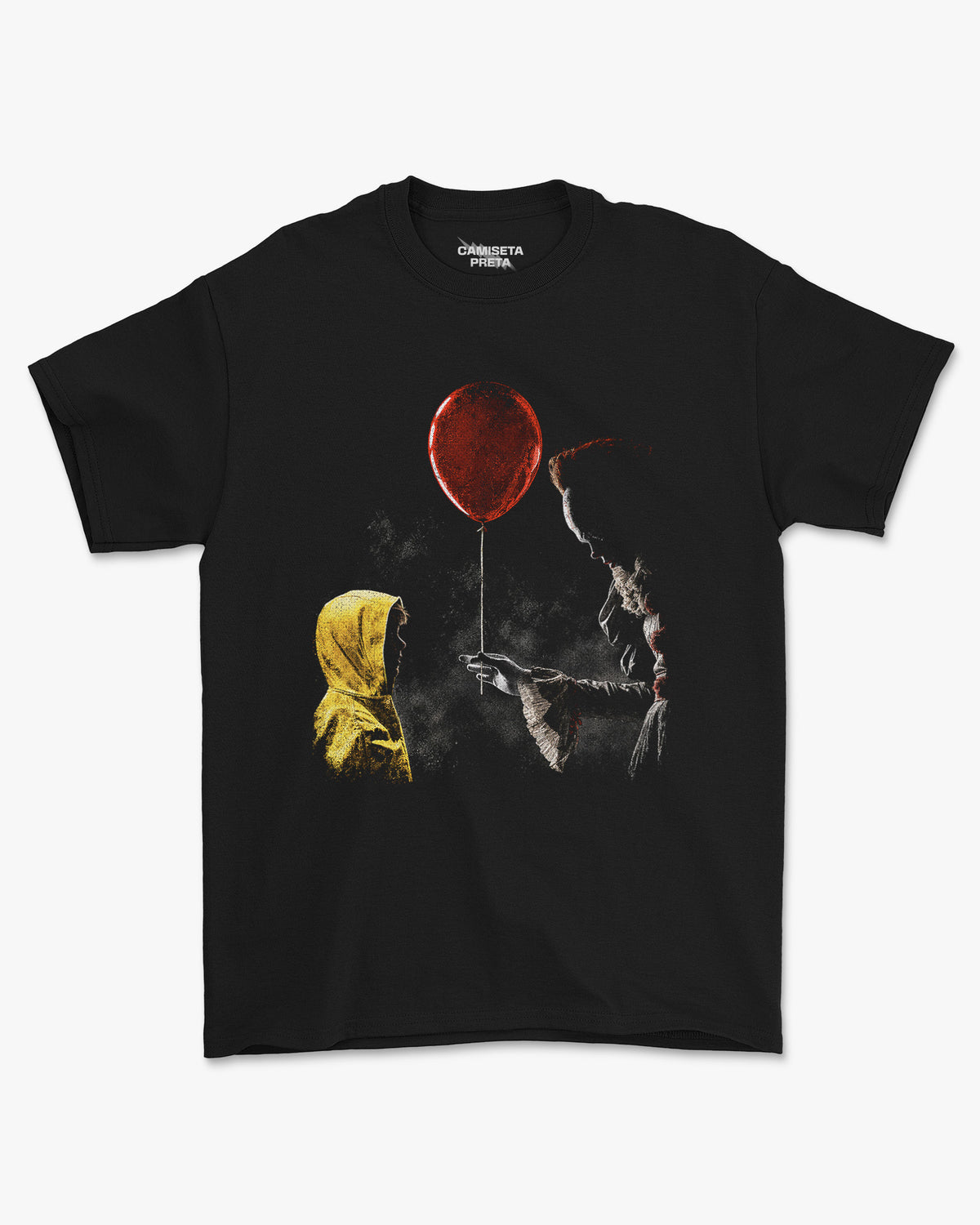 Camiseta Preta It Pennywise & Georgie