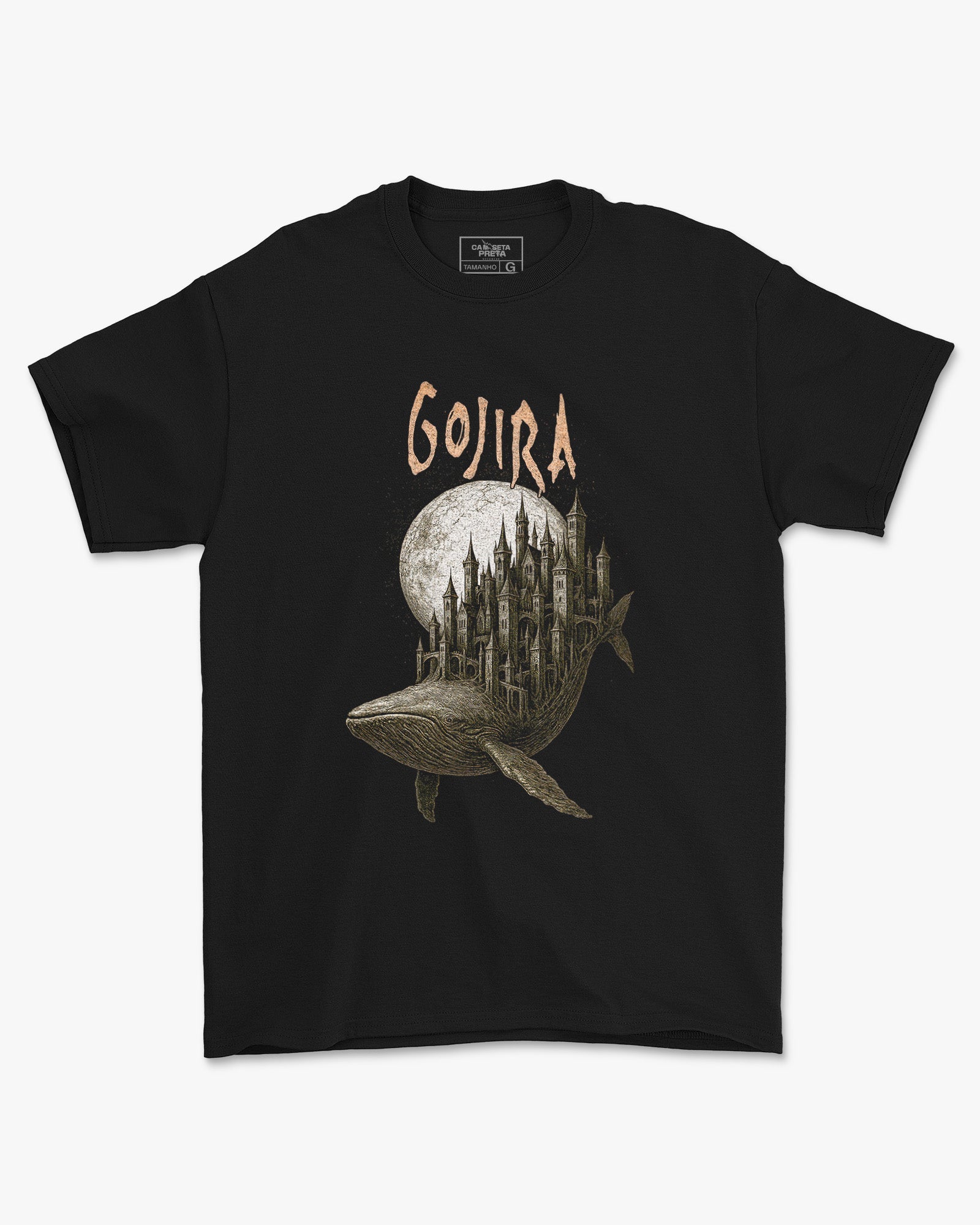 Camiseta Gojira Baleia Death Metal Progressivo