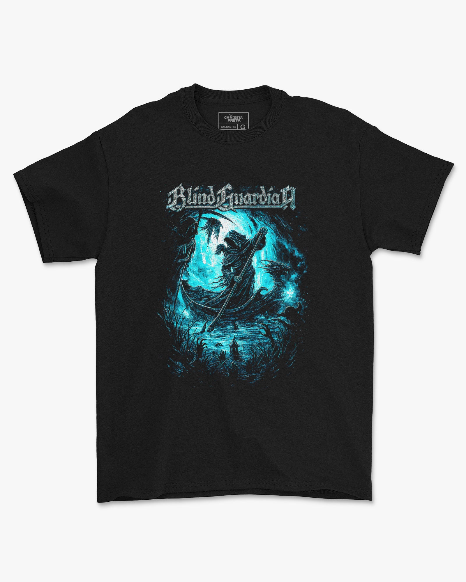Camiseta Clássica Blind Guardian Trevas Blue