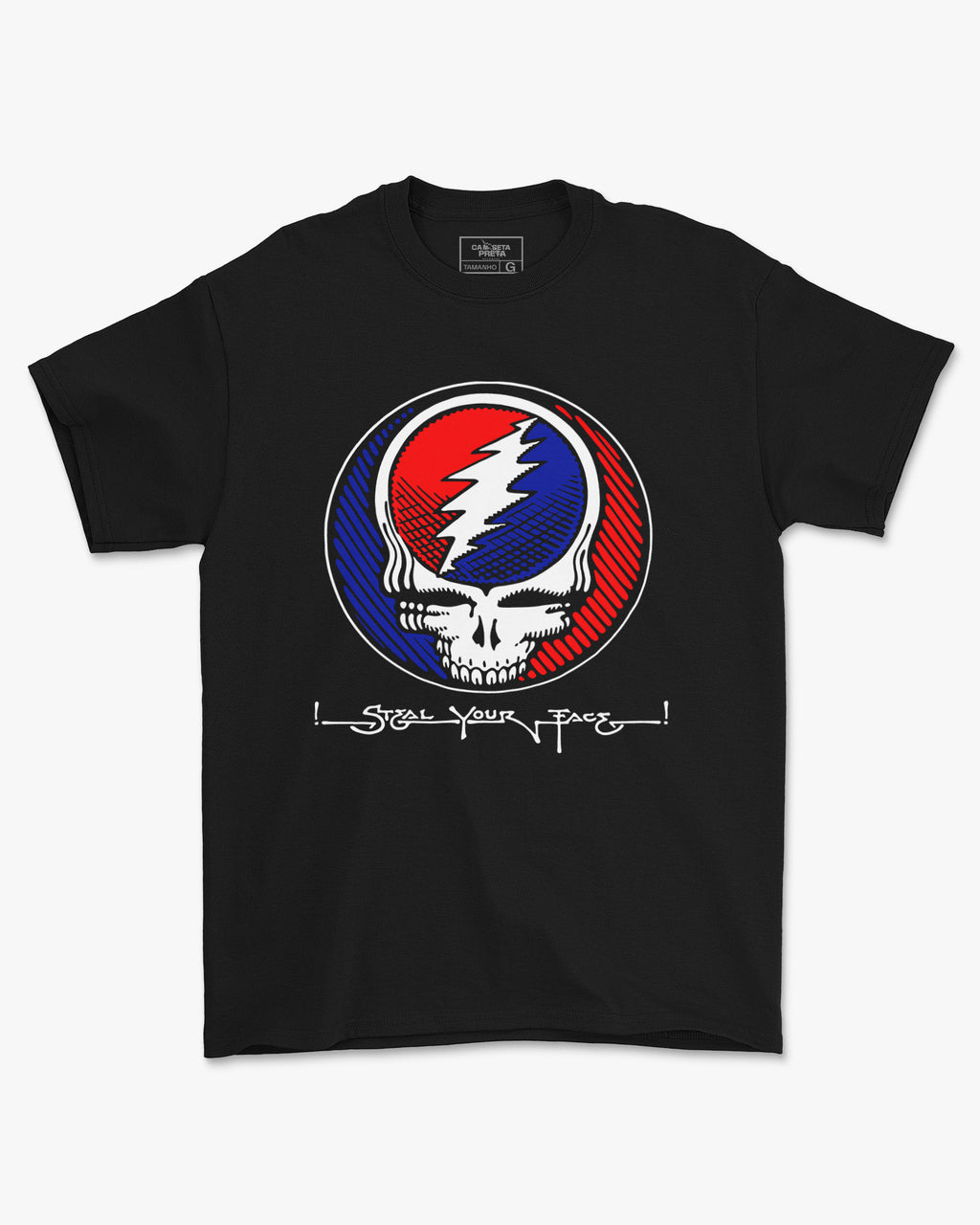 Camiseta Grateful Dead Steal Your Face Psicodélica