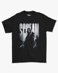 Camiseta Preta Scream Fear in the Dark