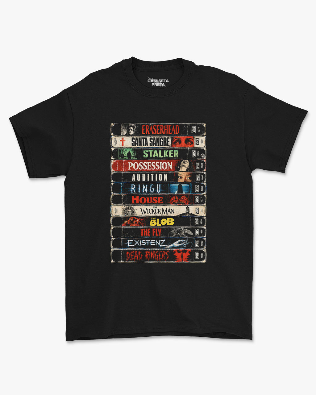 Camiseta Preta Rewind the Horror