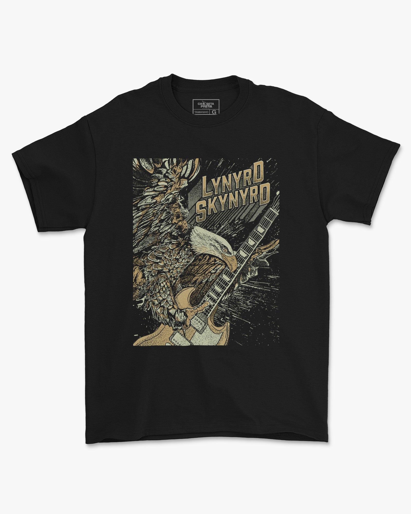 Camiseta Lynyrd Skynyrd Aguia Cabeça Branca