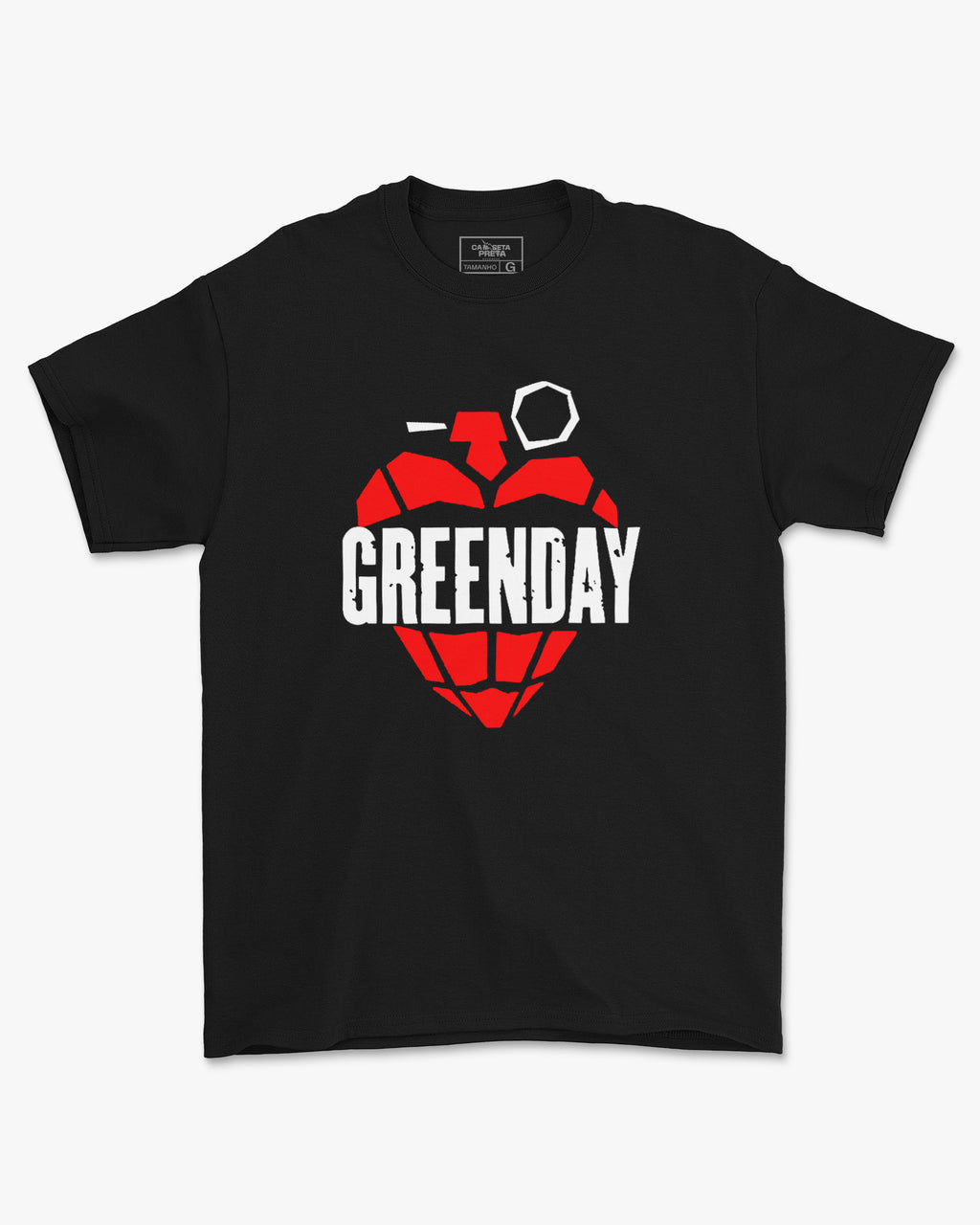 Camiseta Green Day Bomb Heart Oficial