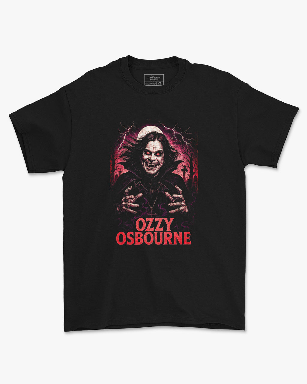 Camiseta Alternativa Ozzy Osbourne Cemitério