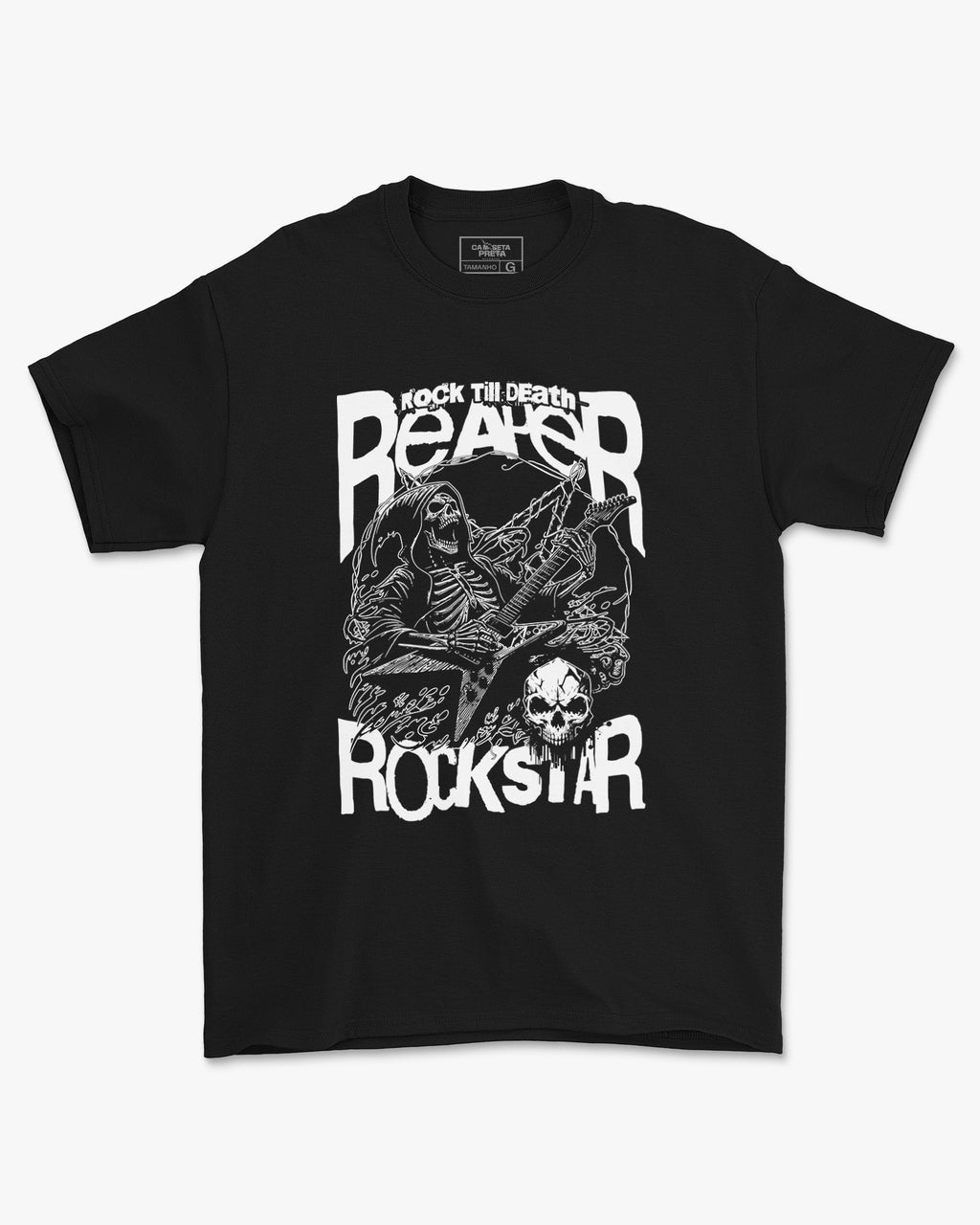 Camiseta Reaper Rockstar Retrô