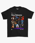 Camiseta Preta Ozzy Osbourne Discografia