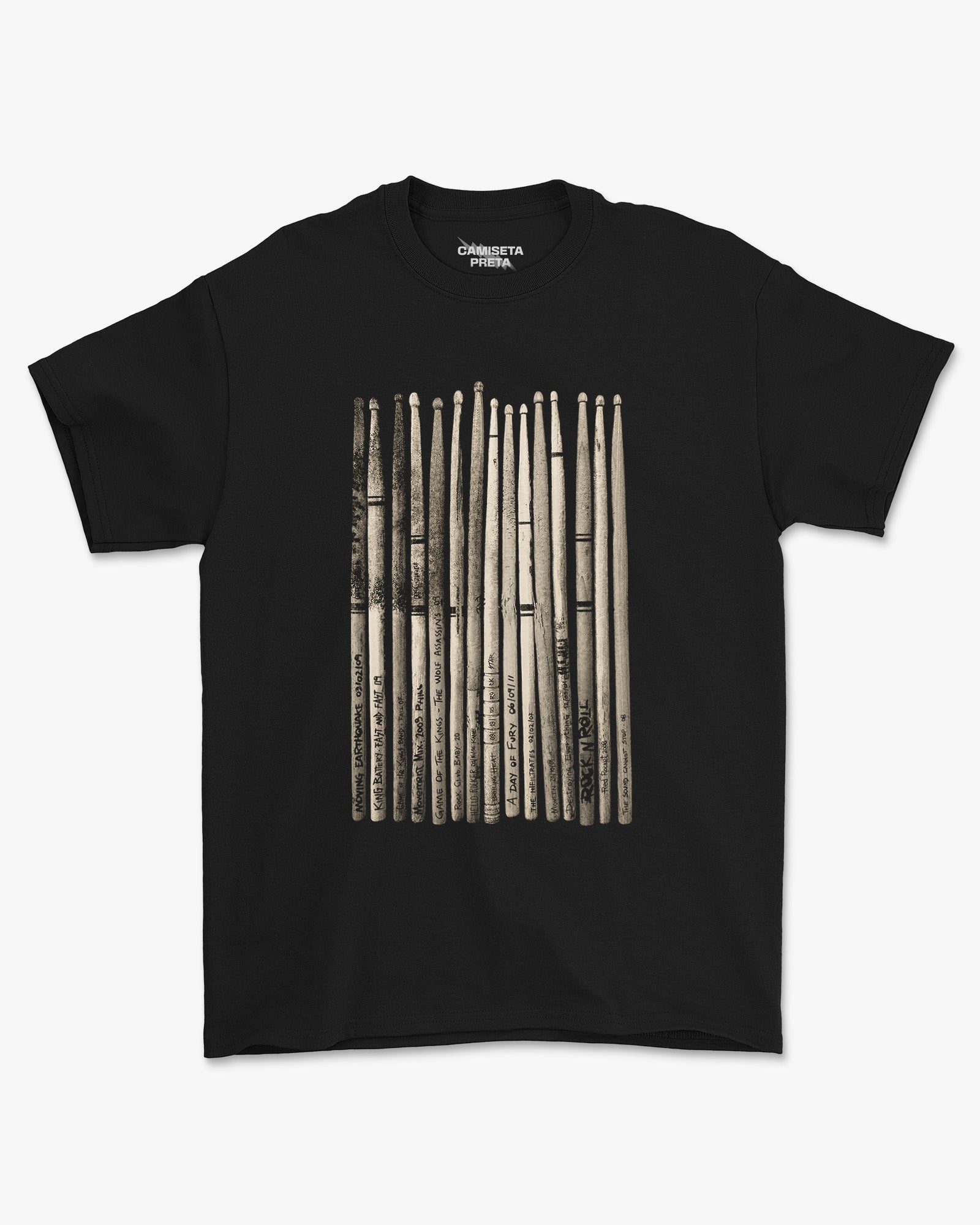 Camiseta Preta O Groove Deixou Marca