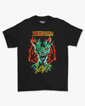 Camiseta Preta Root of All Evil Green Demon