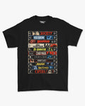 Camiseta Preta Horror Underground VHS Archive
