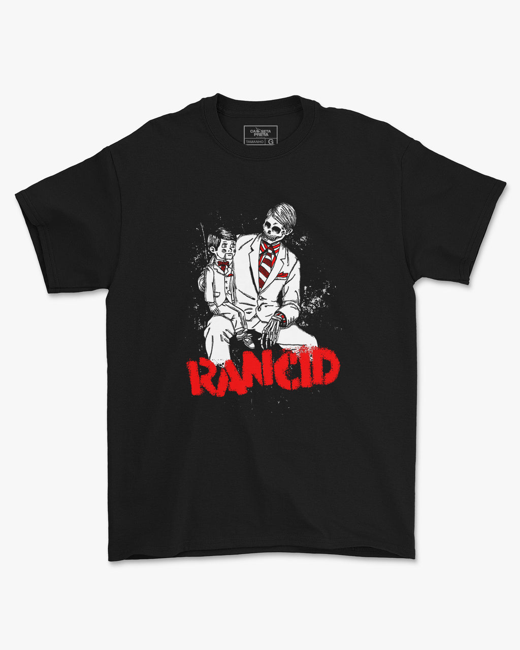 Camiseta Banda Rancid Ventríloco Oficial