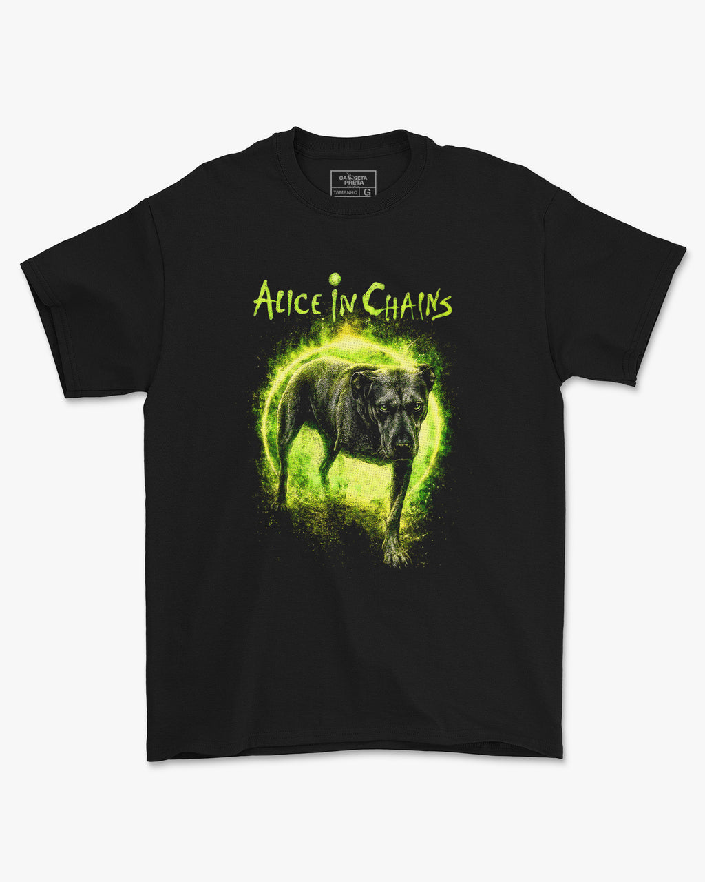 Camiseta Alice In Chains Dog Grunge Rock