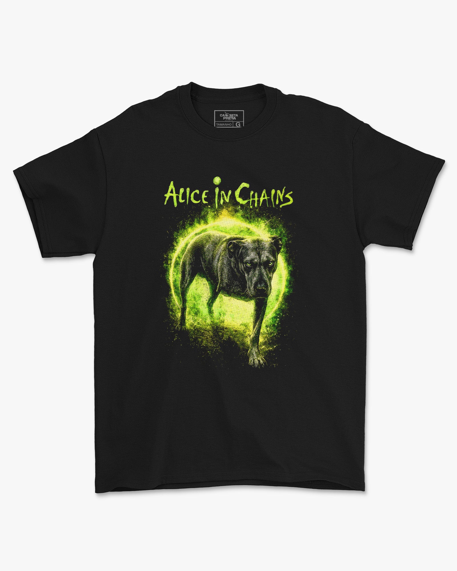 Camiseta Alice In Chains Dog Grunge Rock