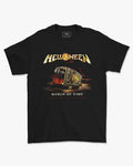 Camiseta Preta Helloween March of Time 40 Years Unissex