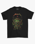 Camiseta Preta Metallica Green